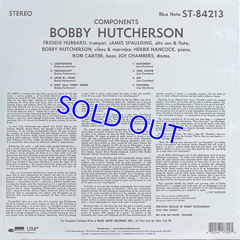 画像2: ボビー・ハッチャーソン（vib）/COMPONENTS (2)