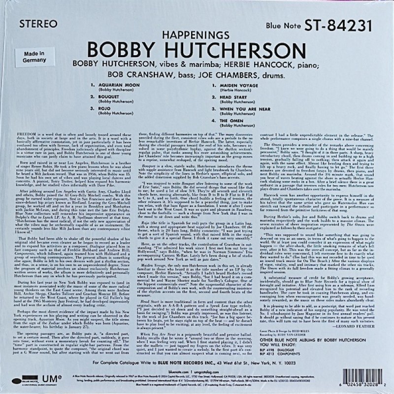 画像2: ボビー・ハッチャーソン（vib）/HAPPENINGS (2)