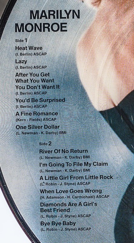 画像6: マリリン・モンロー　/Picture Records3点 (6)