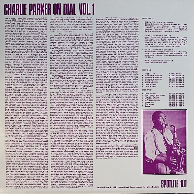 画像3: チャーリー・パーカー（as）/CHARLE PARKER DIAL MASTERS　(6LP） (3)