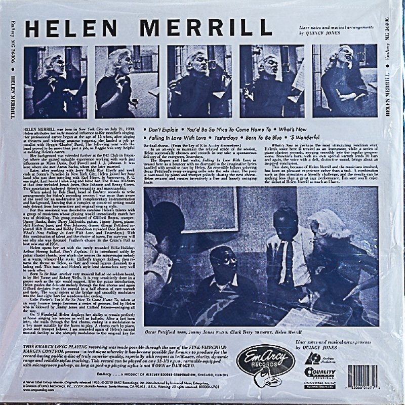 画像2: ヘレン・メリル/LOVE FOR SALE (新品未開封) (2)