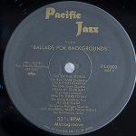 画像3: バド・シャンク他/バラッズ・フォー・バックグラウンド (3)