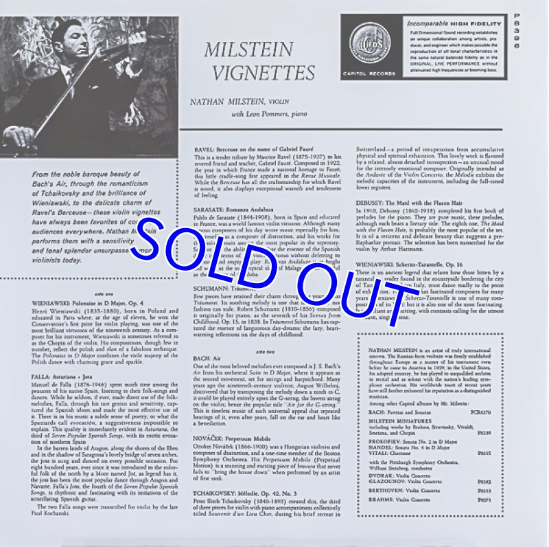 画像2: ナタン・ミルシテイン（Vn）/VIGNETTES (2)