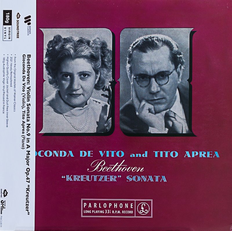 画像1: ジョコンダ・デ・ビート（Vn）/ベートーヴェン：ヴァイオリン・ソナタ 第9番イ長調作品47 (1)