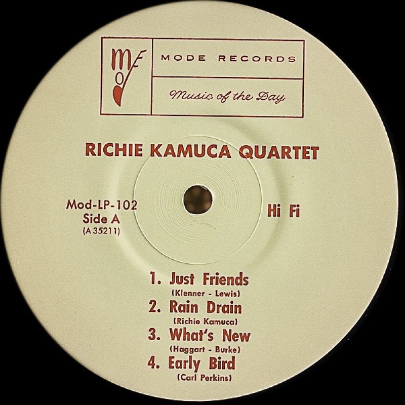 画像3: リッチー・カミューカ（ts）/リッチー・カミューカ・カルテット (3)