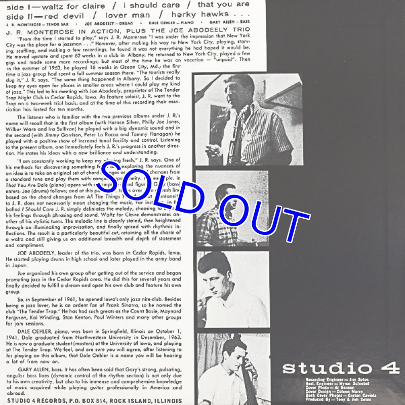 画像2: J.R.モントローズ（ts）/イン・アクション (2)