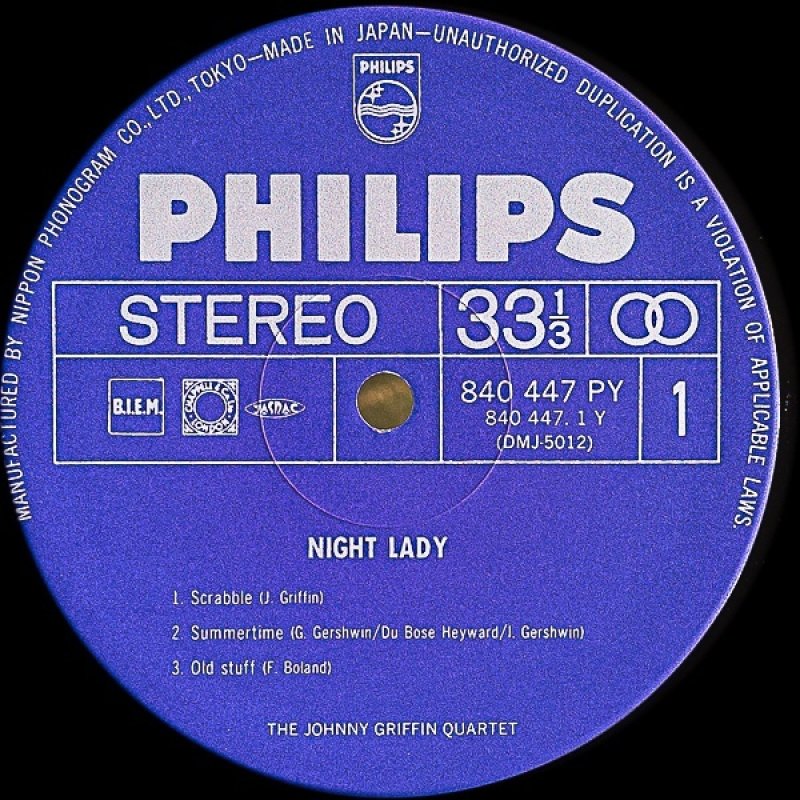 画像3: ジョニー・グリフィン（ts）/ナイト・レディ (3)