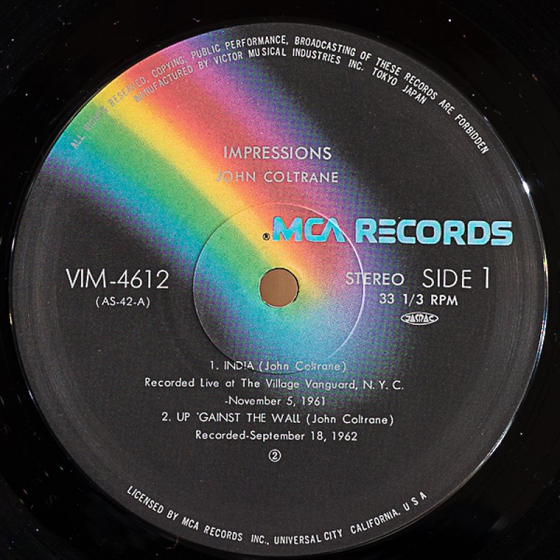 画像3: ジョン・コルトレーン（ts,ss）/インプレッションズ (3)
