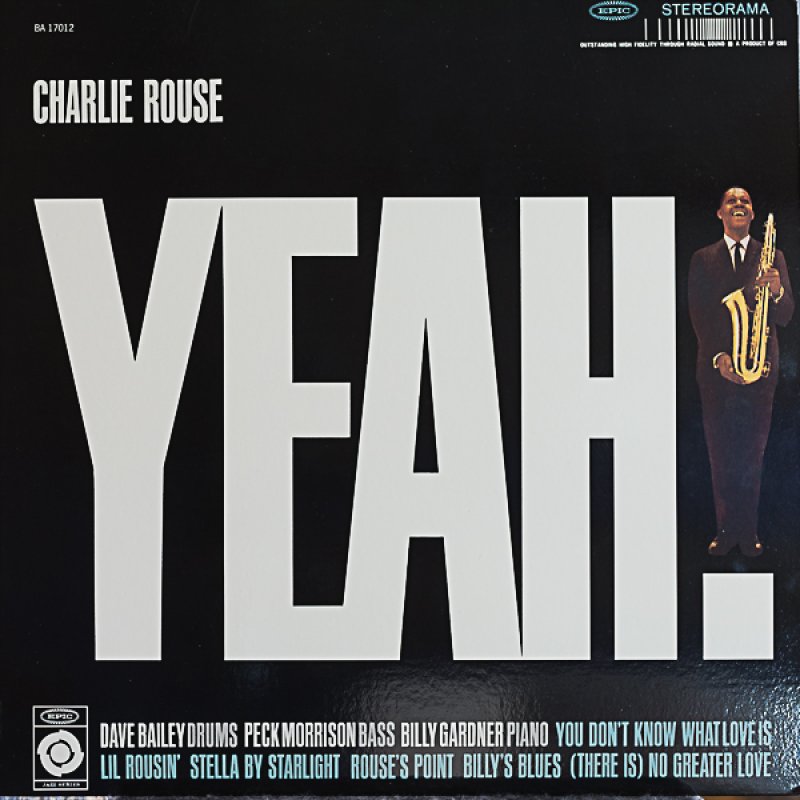 画像1: チャーリー・ラウズ（ts）/YEAH! (1)