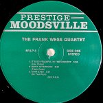 画像3: フランク・ウェス（ts,fl）/THE FRAANK WESS QUARTET (3)