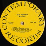 画像3: アート・ペッパー（as）/NO LIMT (3)