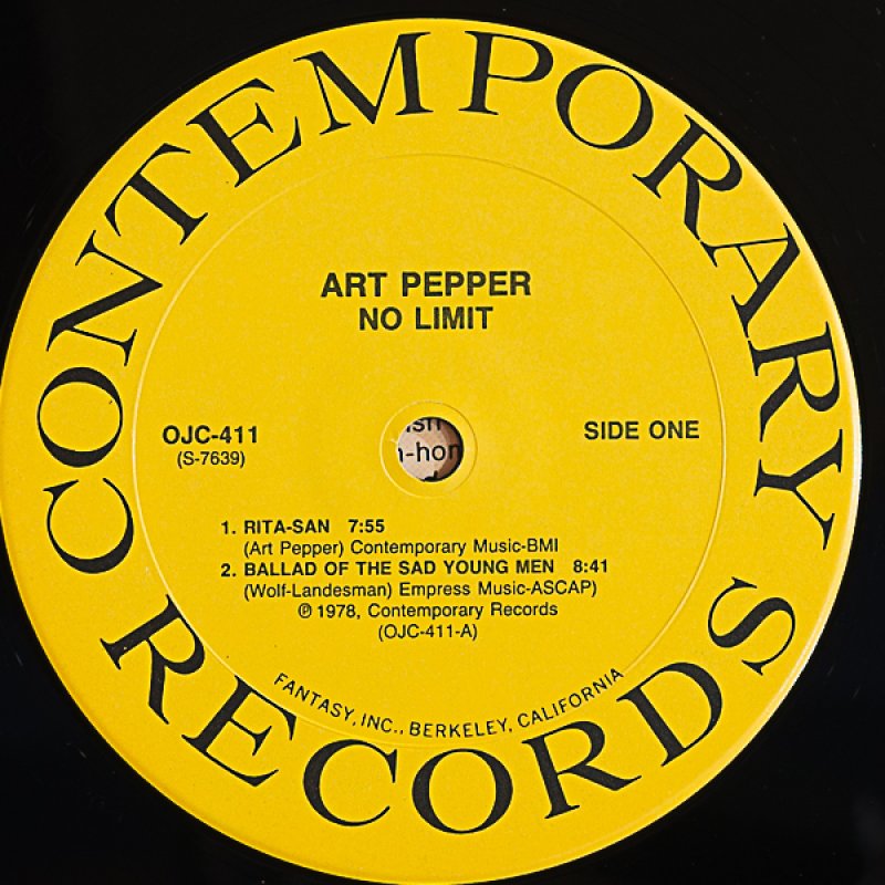 画像3: アート・ペッパー（as）/NO LIMT (3)