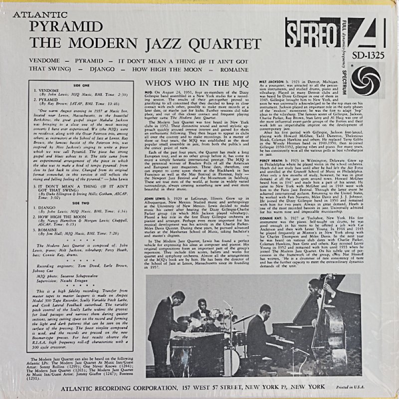 画像2: MJQ/PYRAMID (2)