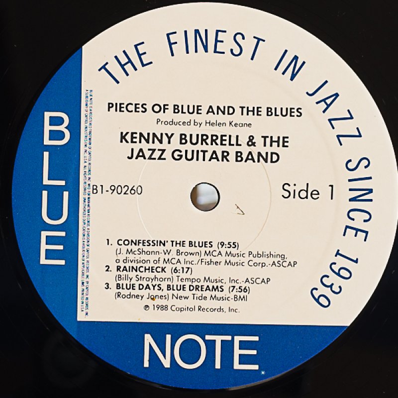 画像3: ケニー・バレル（g）/PIECES OF BLUE AND THE BLUES (3)