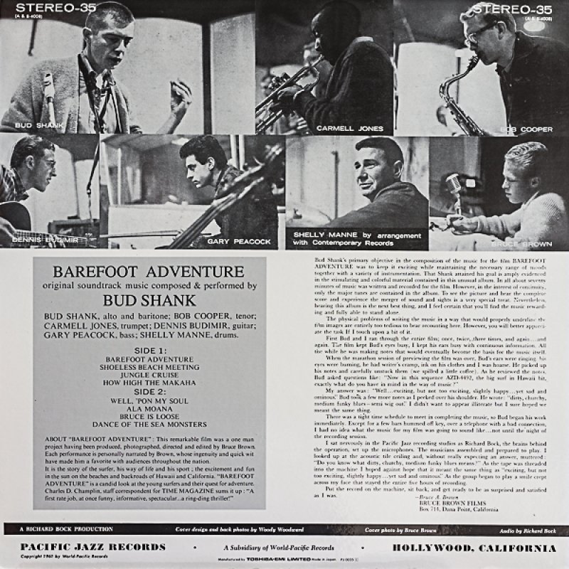 画像2: バド・シャンク（as）/ベア・フット・アドヴェンチャー (2)