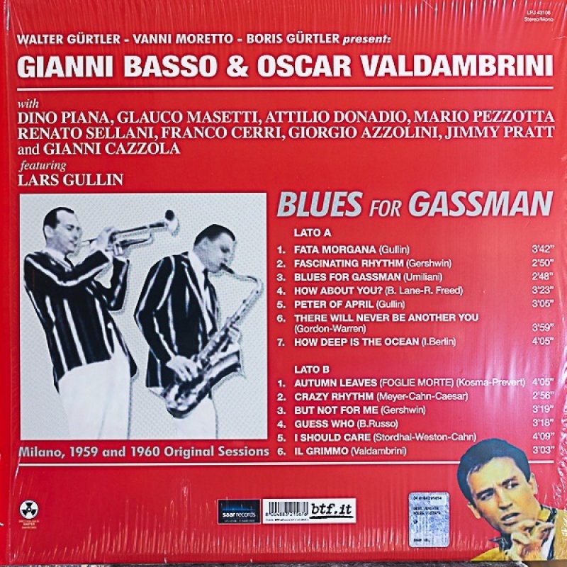 画像2: ジャンニ・バッソ（ts） / BLUES FOR GASSMAN (2)