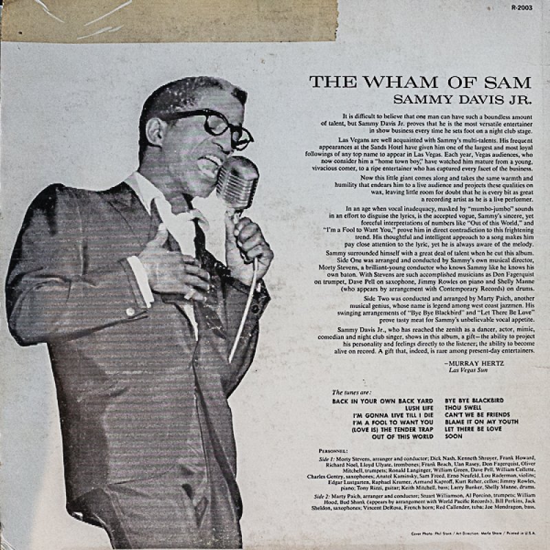 画像2: サミー・デイヴィス Jr./THE WHAM OF SAM (2)
