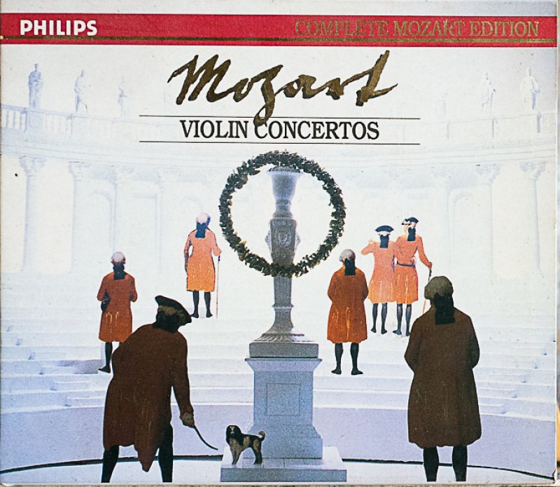 画像1: ヘンリク・シェリング（Vn）/モーツァルト：ヴァイオリン協奏曲集（独盤　4CD） (1)