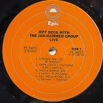 画像3: ジェフ・ベック（g）/with THE JAN HAMMER GROUP LIVE（米盤） (3)