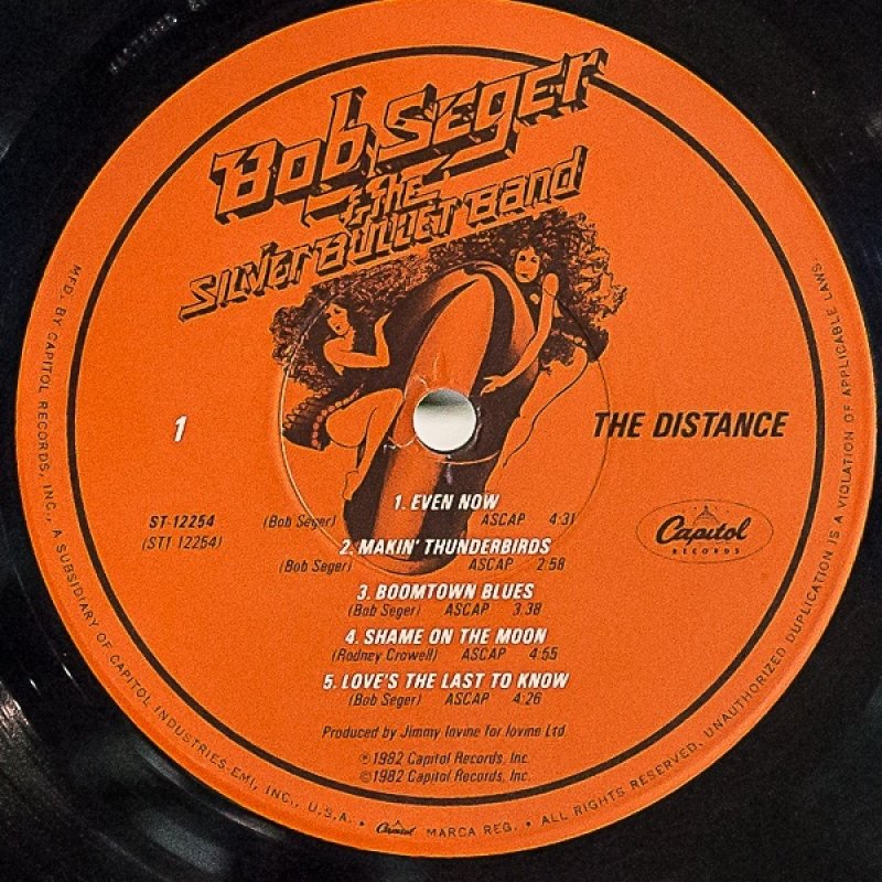 画像3: ボブ・シーガー（Vo）/THE DISTANCE（米盤） (3)