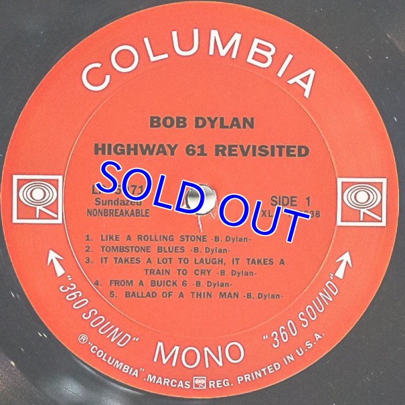 画像3: ボブ・ディラン（Vo）/HIGHWAY 61 REVISITED（米盤） (3)