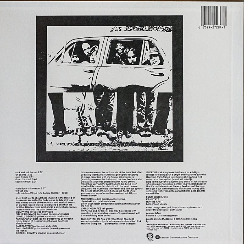 画像2: リトル・フィート/FEATS DON'T FAIL ME NOW（米盤） (2)