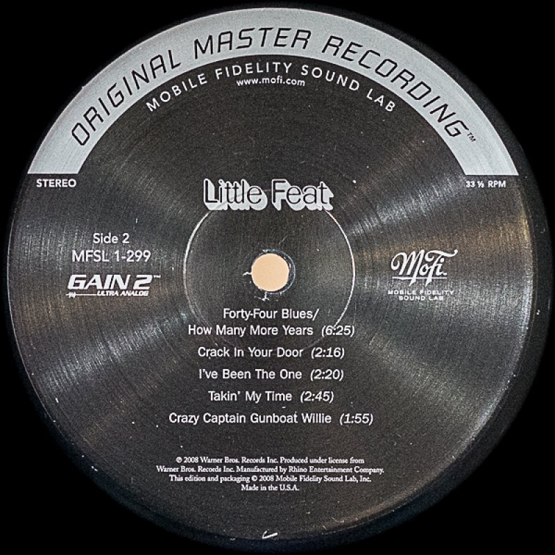 画像3: リトル・フィート/Little Feat（MOBILE FIDELITY SOUND LAB盤） (3)
