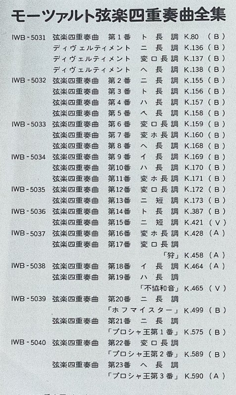 画像9: バリリ弦楽四重奏団ほか/モーツァルト弦楽四重奏曲全集(11枚組） (9)