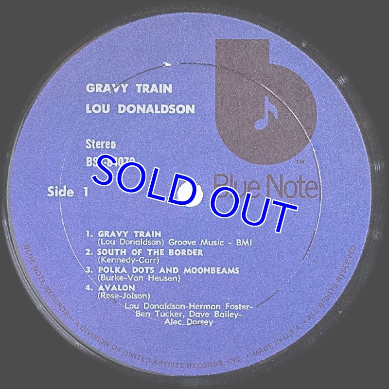 画像4: ルー・ドナルドソン（as）/GRAVY TRAIN (4)