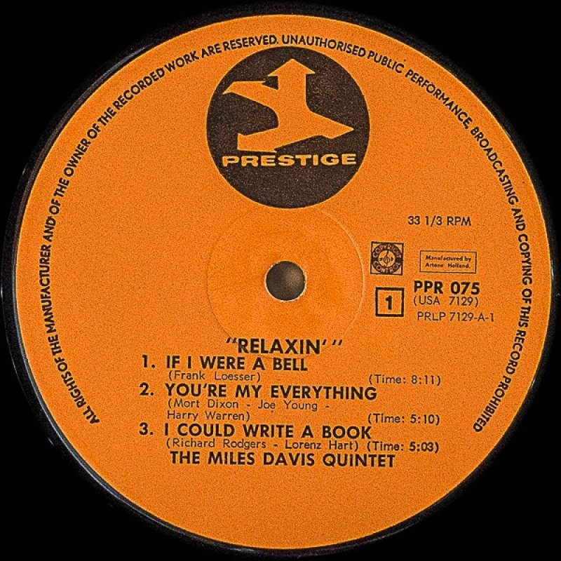画像3: マイルス・ディヴィス（tp）/RELAXIN (3)