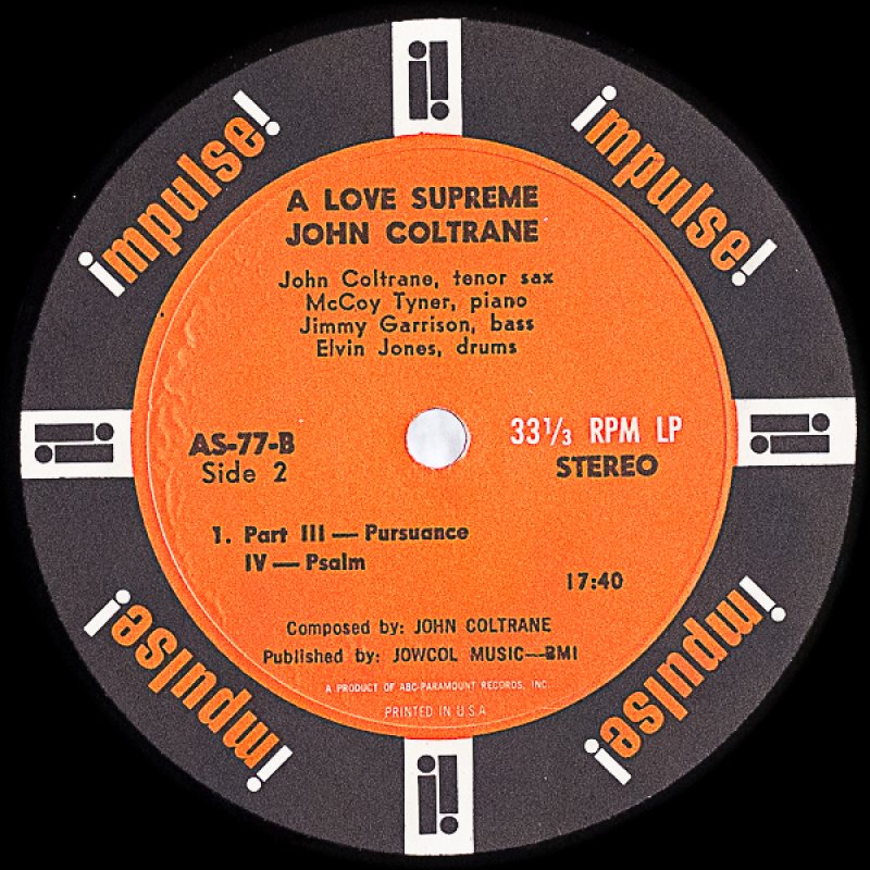 画像5: ジョン・コルトレーン（ts,ss）/A LOVE SUPREME (5)