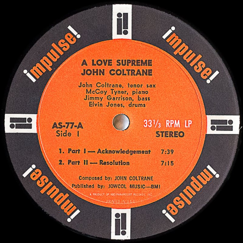 画像4: ジョン・コルトレーン（ts,ss）/A LOVE SUPREME (4)