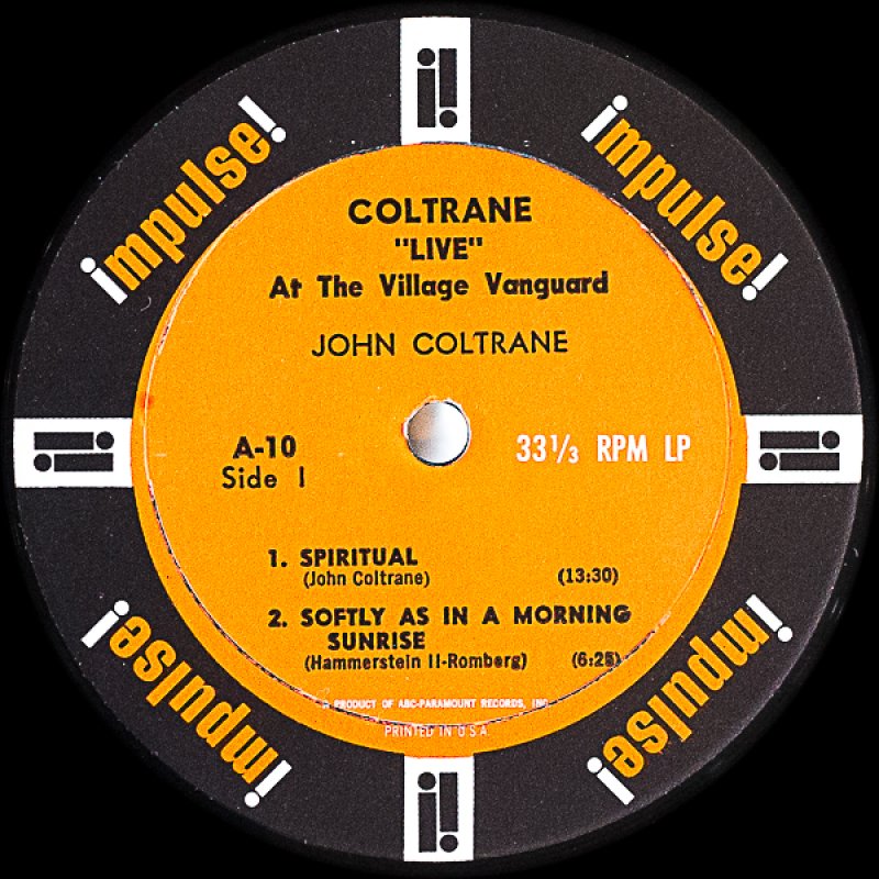 画像4: ジョン・コルトレーン（ts,ss）/LIVE AT THE VILLAGE VANGUARD（MONO） (4)
