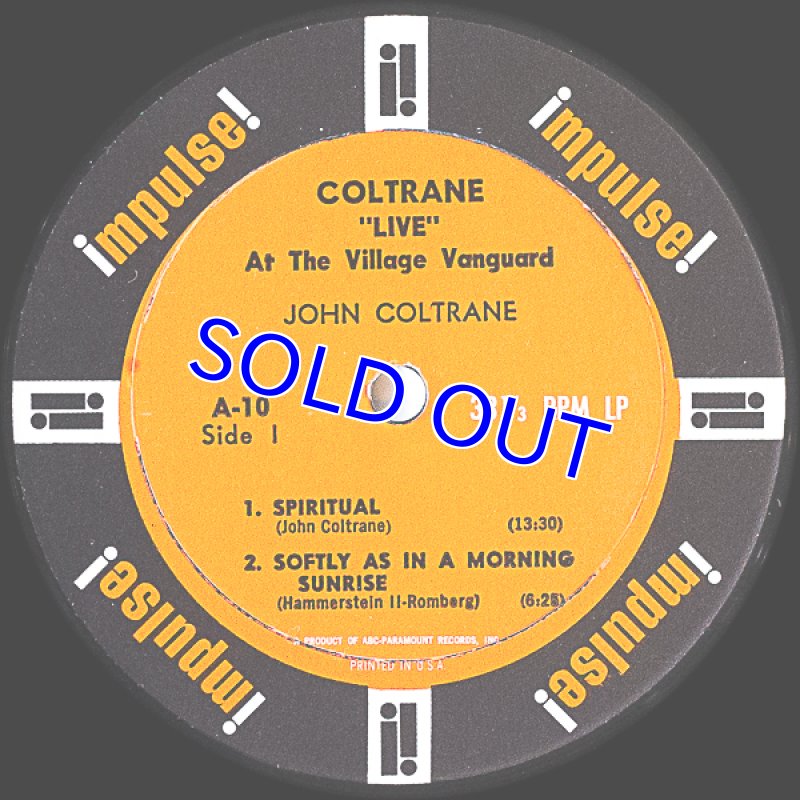 画像4: ジョン・コルトレーン（ts,ss）/LIVE AT THE VILLAGE VANGUARD（MONO） (4)