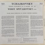 画像2: トッシー・スピヴァコフスキー（Vn）/チャイコフスキー:ヴァイオリン協奏曲ニ短調作品35 (2)