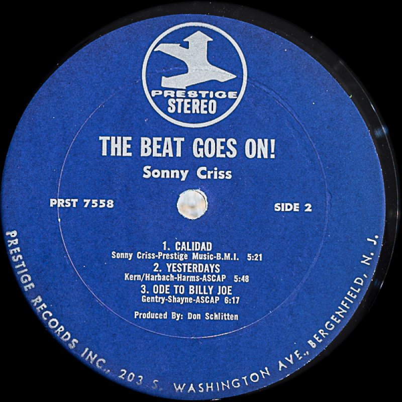 画像4: ソニー・クリス（as）/THE BEAT GOES ON! (4)