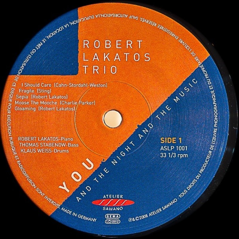 画像3: ロベルト・ラカトス・トリオ/YOU AND THE NIGHT AND THE MUSIC (3)