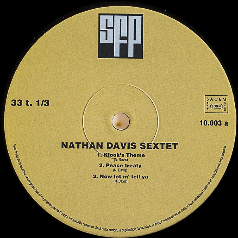 画像3: ネイサン・デイヴィス（ts,ss）/NATHAN DAVIS SEXTET (3)
