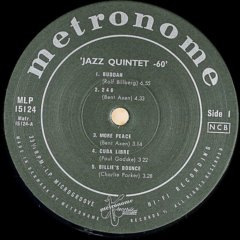 画像3: ジャズ・クインテット/’JAZZ QUINTET-60' (3)