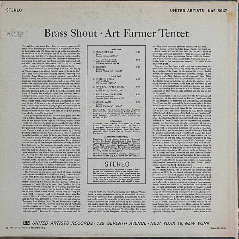 画像2: アート・ファーマー（tp）/BRASS SHOUT (2)
