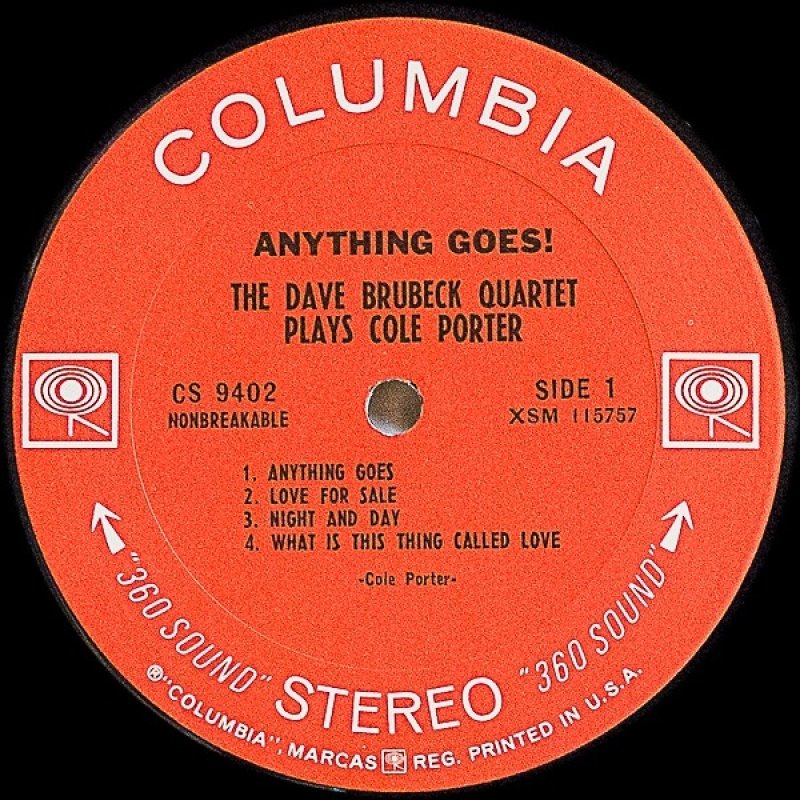 画像3: ザ・デイヴ・ブルーベック・カルテット/ANYTHING GOES! (3)