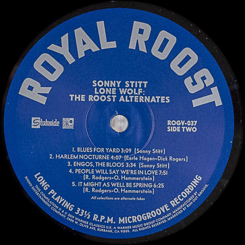 画像4: SONNY STITT（ts）/ LONE WOLF (4)
