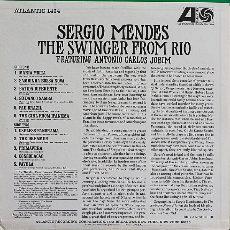 画像2: セルジオ・メンデス（p）/THE SWINGER FROM RIO (2)