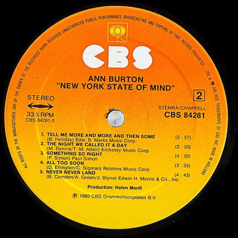 画像4: アン・バートン/NEW YORK STATE OF MIND (4)