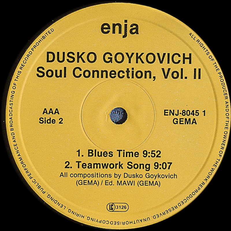 画像3: ダスコ・ゴイコヴィッチ（tp）/SOUL CONNECTION,Vol.II（独盤） (3)