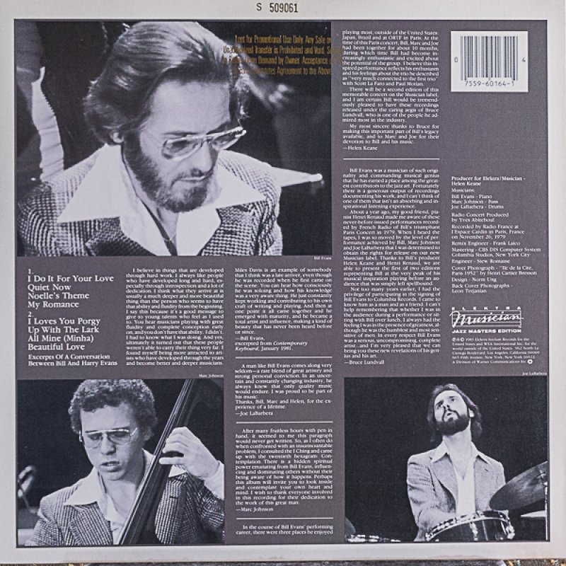 画像2: ビル・エヴァンス（p）/THE PARIS CONCERT, EDITION ONE (2)