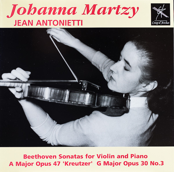 ヨハンナ・マルツィ ベートーヴェン ヴァイオリンソナタ集