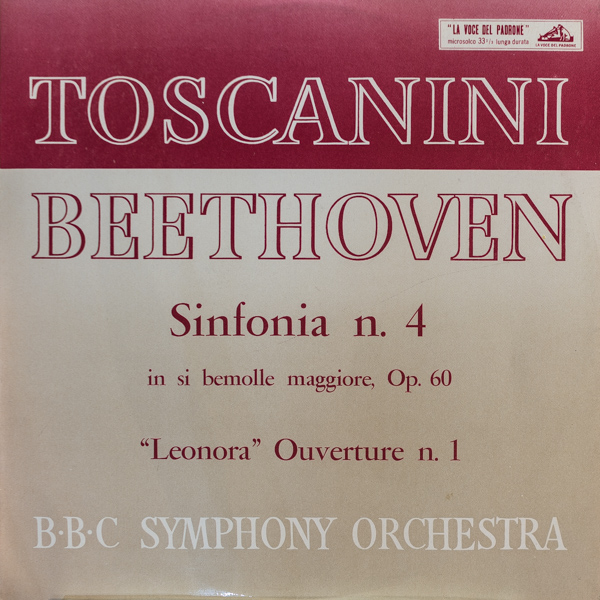 画像1: アルトゥーロ・トスカニーニ指揮/ベートーヴェン： 交響曲第4番ニ短調作品13 (1)