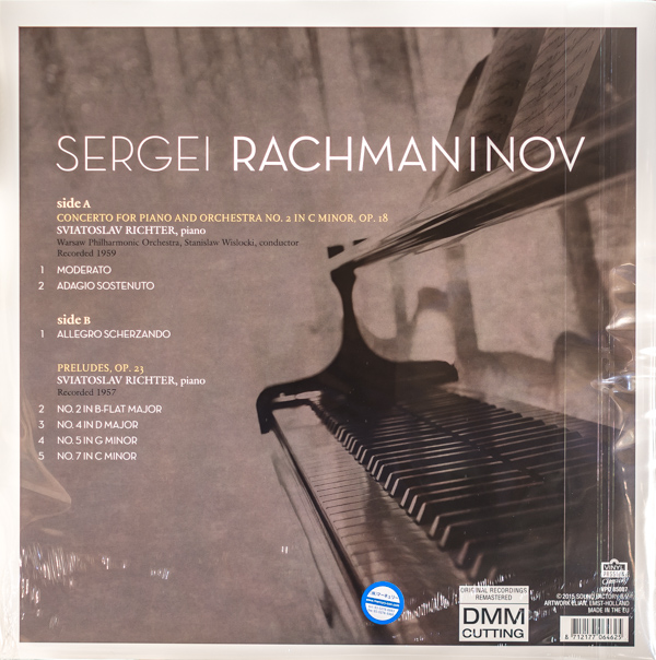 スヴャトスラフ リヒテル Pf ラフマニノフ ピアノ協奏曲第2番ハ短調作品18 レコード クラシック クラシック新譜 新品 Cricket Record