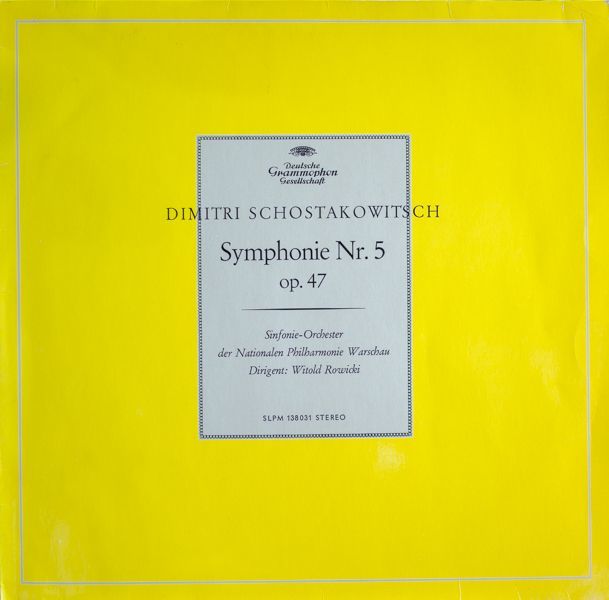画像1: ヴィクトル・ロヴィツキ指揮/シュスタコーヴィチ：交響曲第5番作品47 (1)
